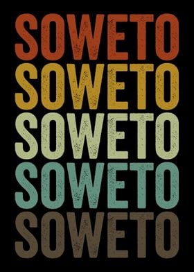 Soweto South Africa Retro