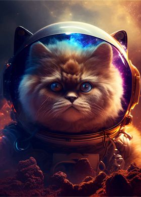 Space Persian Cat