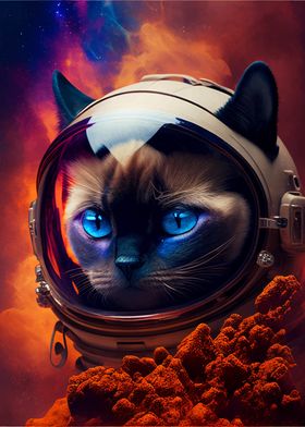 Space Siamese Cat 1