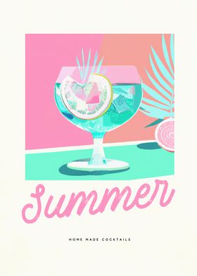 Summer Home Made Cocktails
