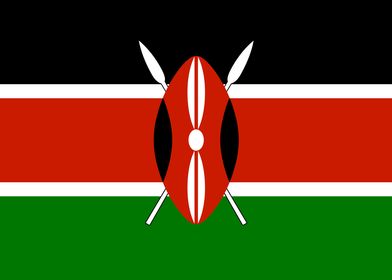 Kenyan Flag of Kenya