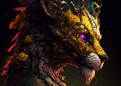 Fantasy Mythical Tiger