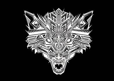 Wolf Head Illustration