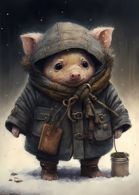 Cozy Piglet