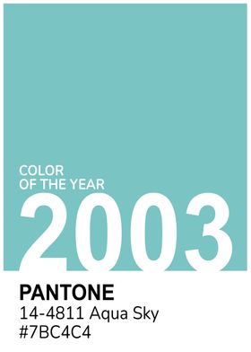 Pantone of the Year 2003