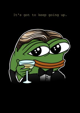 Pepega Funny Stream Emote' Poster, picture, metal print, paint by Husti