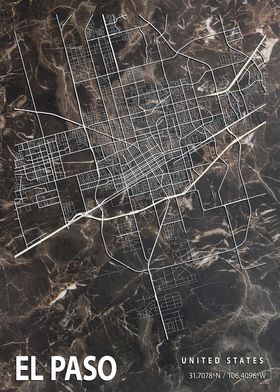 EL PASO CITY MAP