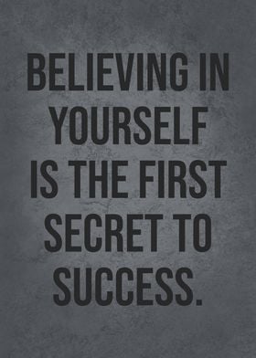 Believing In Yourself