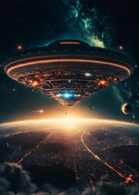 UFO invade interstellar