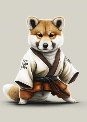 Anime Karate Dog
