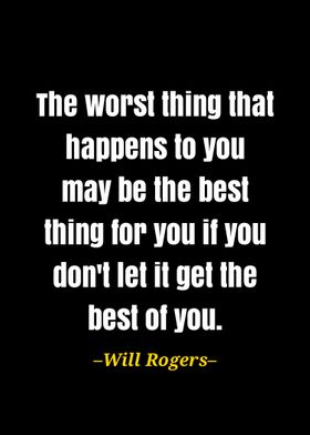 Will Rogers quote