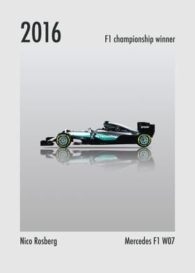 2016 Mercedes F1 W07