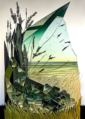 Glass Shards Landscape