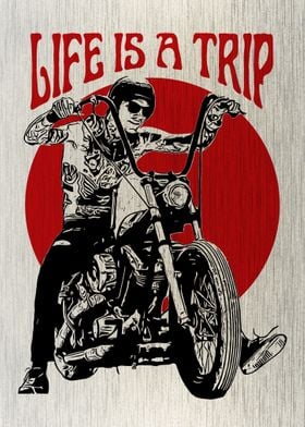 Life is A Trip Motorcycle 