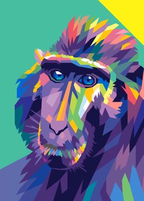 Monkey Pop Art