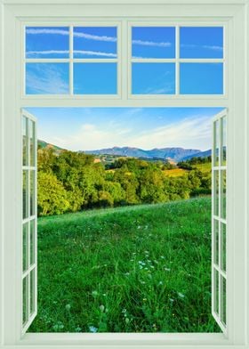 Open window landscape