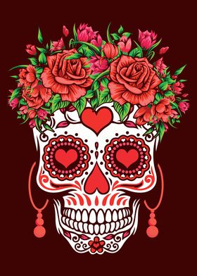 Valentines Day Los Muertos