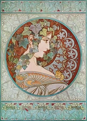 Alphonse Mucha Erin