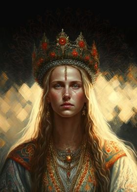Slavic Queen of Faith