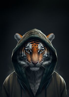 Anthropomorphic Tiger