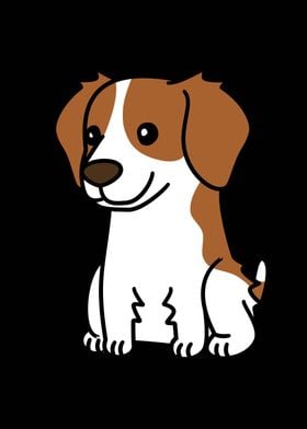 Brittany Spaniel Cartoon 