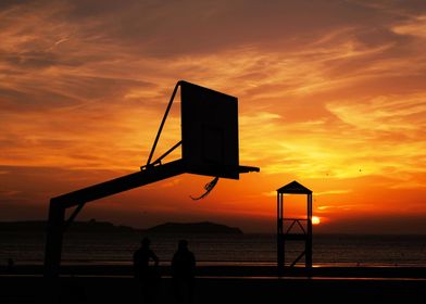 BASKETBALL COURT e SUNSET