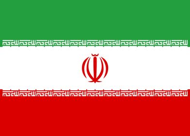 Iranian Flag of Iran