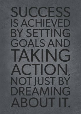 Success Is Taking Action