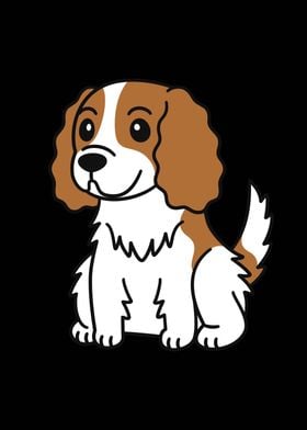 Cavalier Dog Cartoon