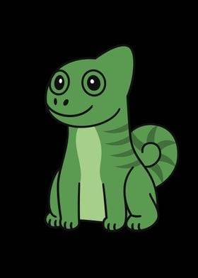 Chameleon Cartoon 