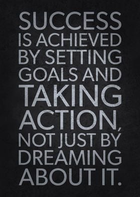 Success Is Taking Action