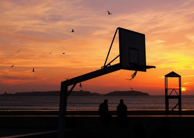 BASKETBALL COURT e SUNSET