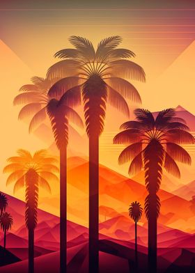 Lovely geometric palm