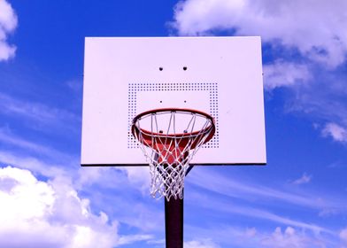 BASKETBALL HOOP IN THE SKY