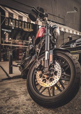 Man Garage Motorcycle