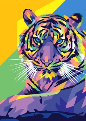 Tiger Animal Pop Art