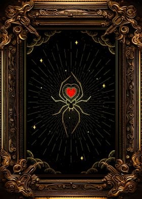 Tarot the heart spider