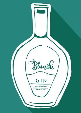 Retro Gin Poster