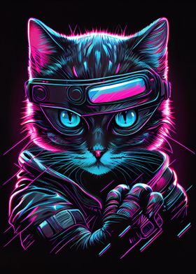 Chat Synthwave