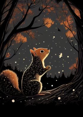 Squirrel Forest Animal