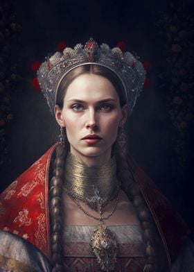 Strong Slavic Queen