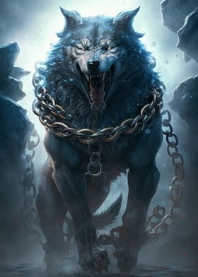 Fenrir The Mythical Wolf