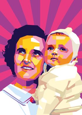 Saint Gianna Pop Art