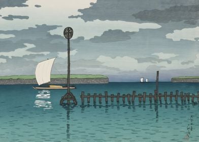 Ukiyo e The Shinagawa