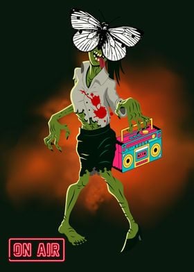 Zombie On Air Retro Music