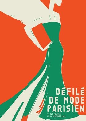 French Fashion Retro Art