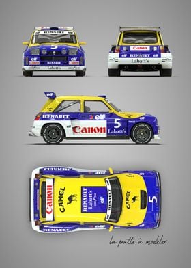 Renault 5 Turbo F1 Livery