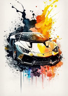 Graffiti Lamborghini