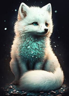 'Cute Fox' Poster by Muh Asdar | Displate