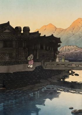 Ukiyo e Kaesong Korea